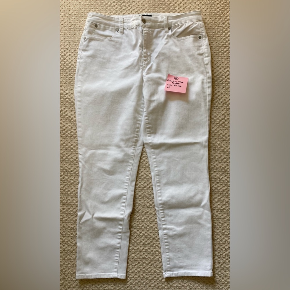Talbots Women’s White Denim Pants